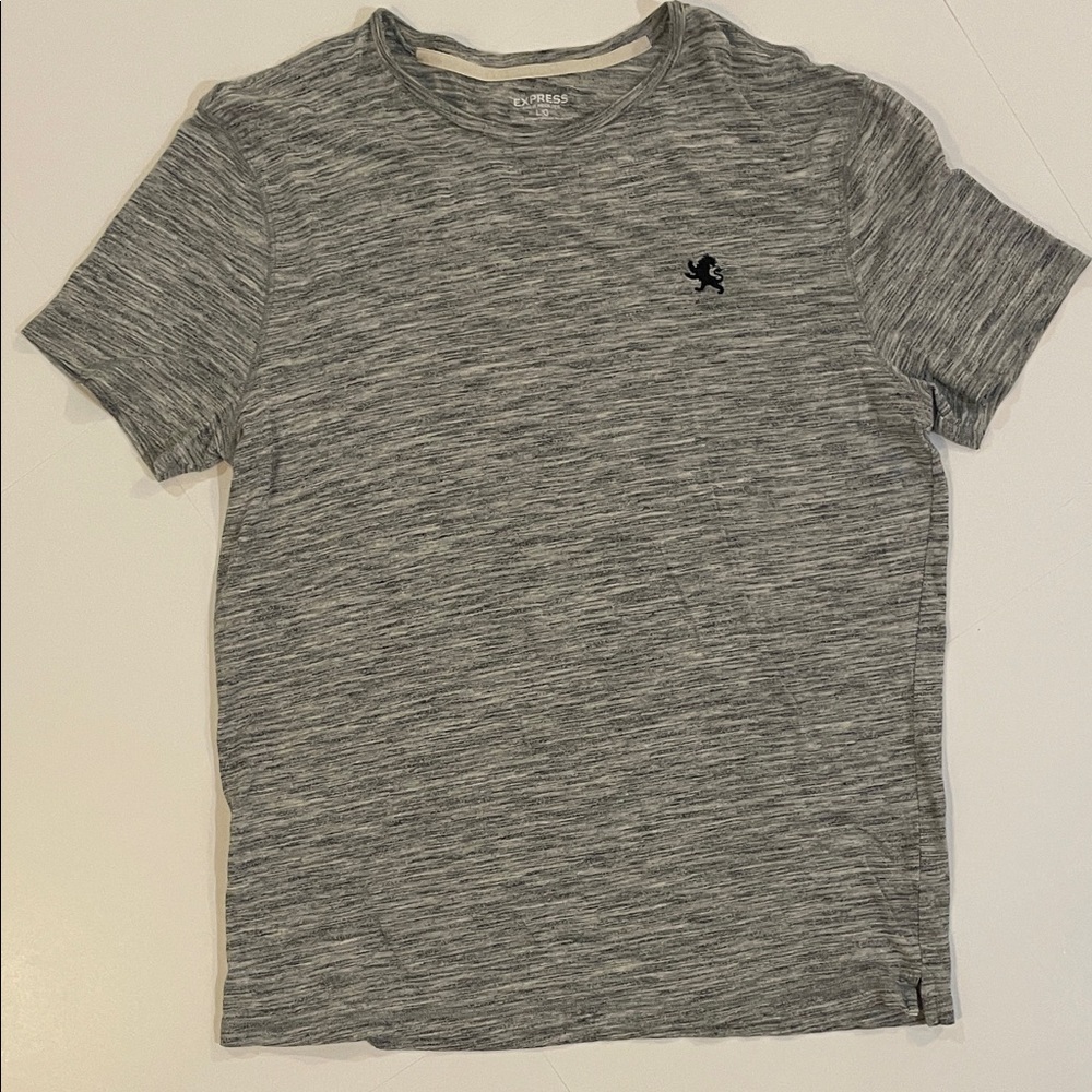Men’s Express Heather Gray Short Sleeve Tee size L